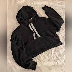 Gymshark Borg Crop Pullover Fleece Sherpa Cropped Hoodie